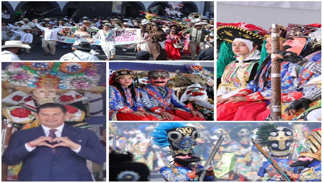 Huejotzingo y su carnaval obtienen sello Hecho en México; se proyecta nacionalmente