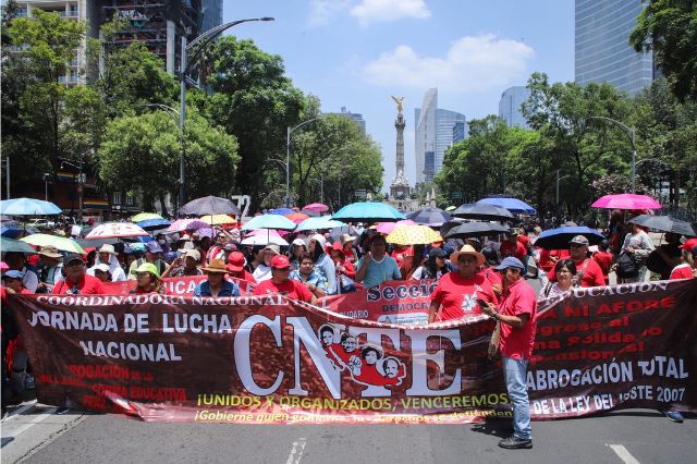 CNTE anuncia paro nacional de 72 horas con marcha en Ciudad de México