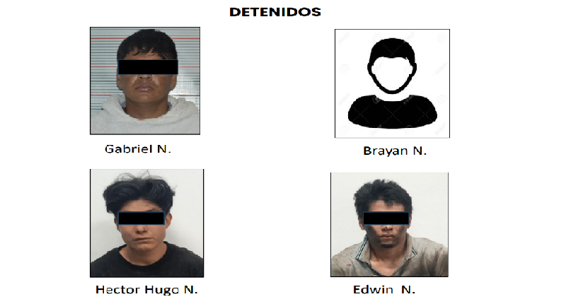 Ellos son los detenidos por ataque al bar Sala de Despecho en Angelópolis