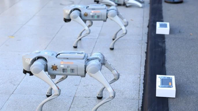 México incorpora perros robot para reforzar operativos de seguridad rumbo al Mundial 2026