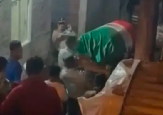 Rinden homenaje en Jopala a sargento fallecido en operación federal