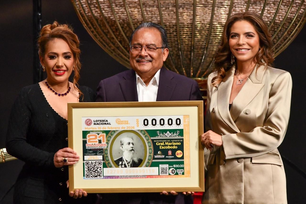 Lotería Nacional destaca al Gral. Mariano Escobedo en el bicentenario de su natalicio