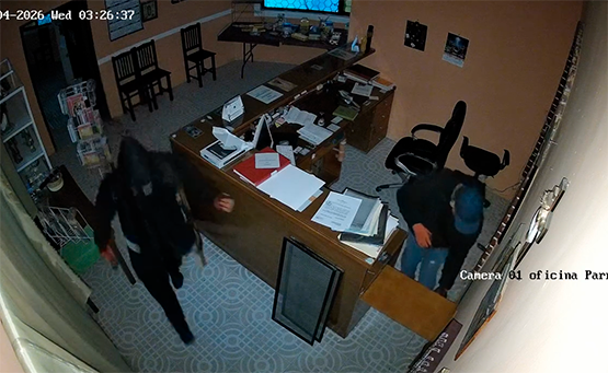 Roban oficina parroquial en comunidad de Texmelucan