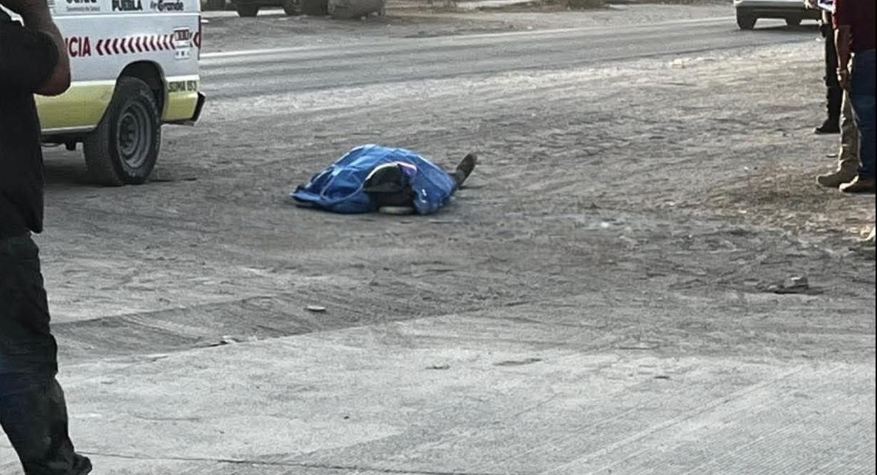 Ejecutan a motociclista en la federal Puebla-Tehuacán
