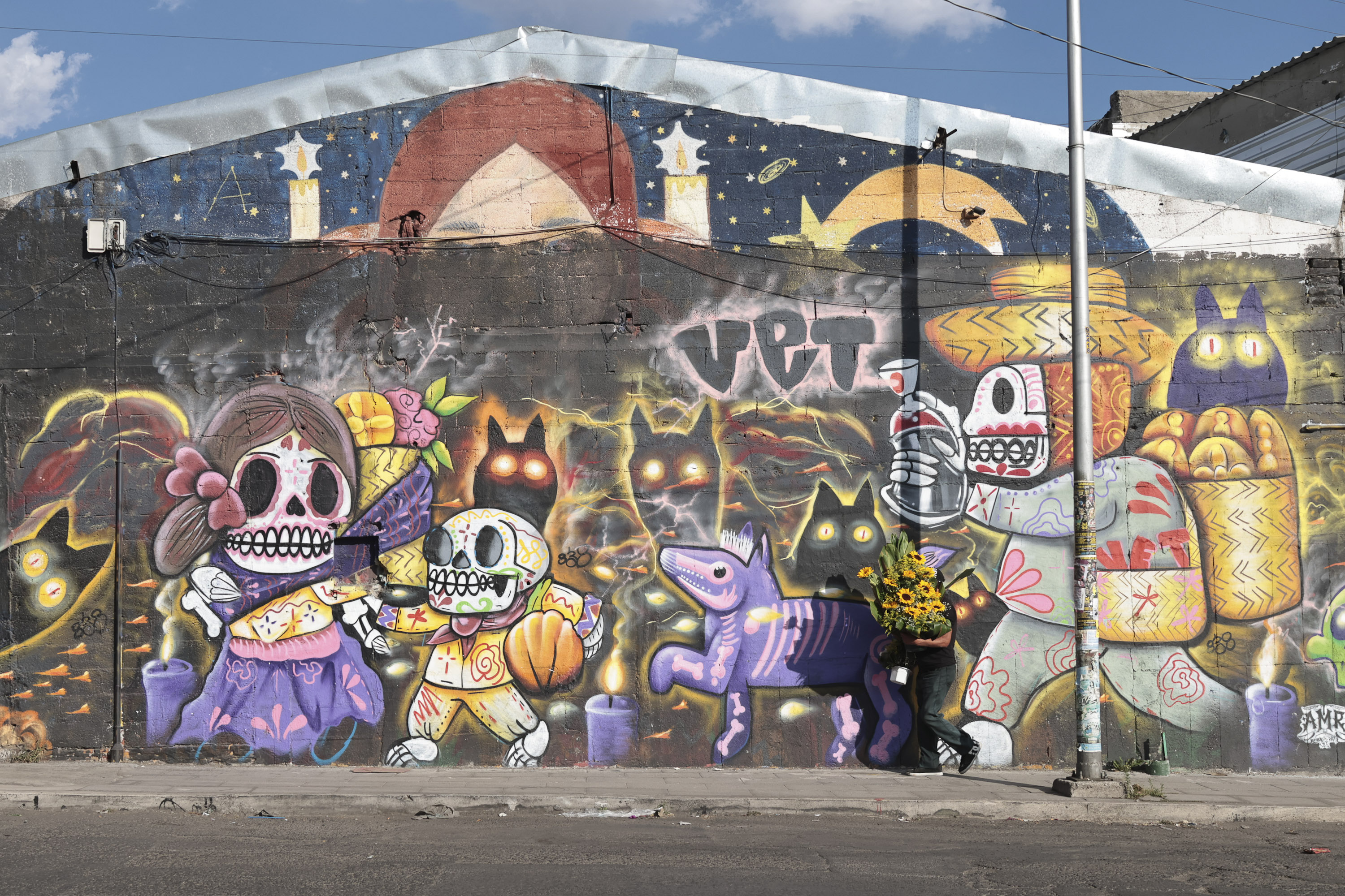 VIDEO Antiguos barrios de la ciudad de Puebla lucen nuevos murales