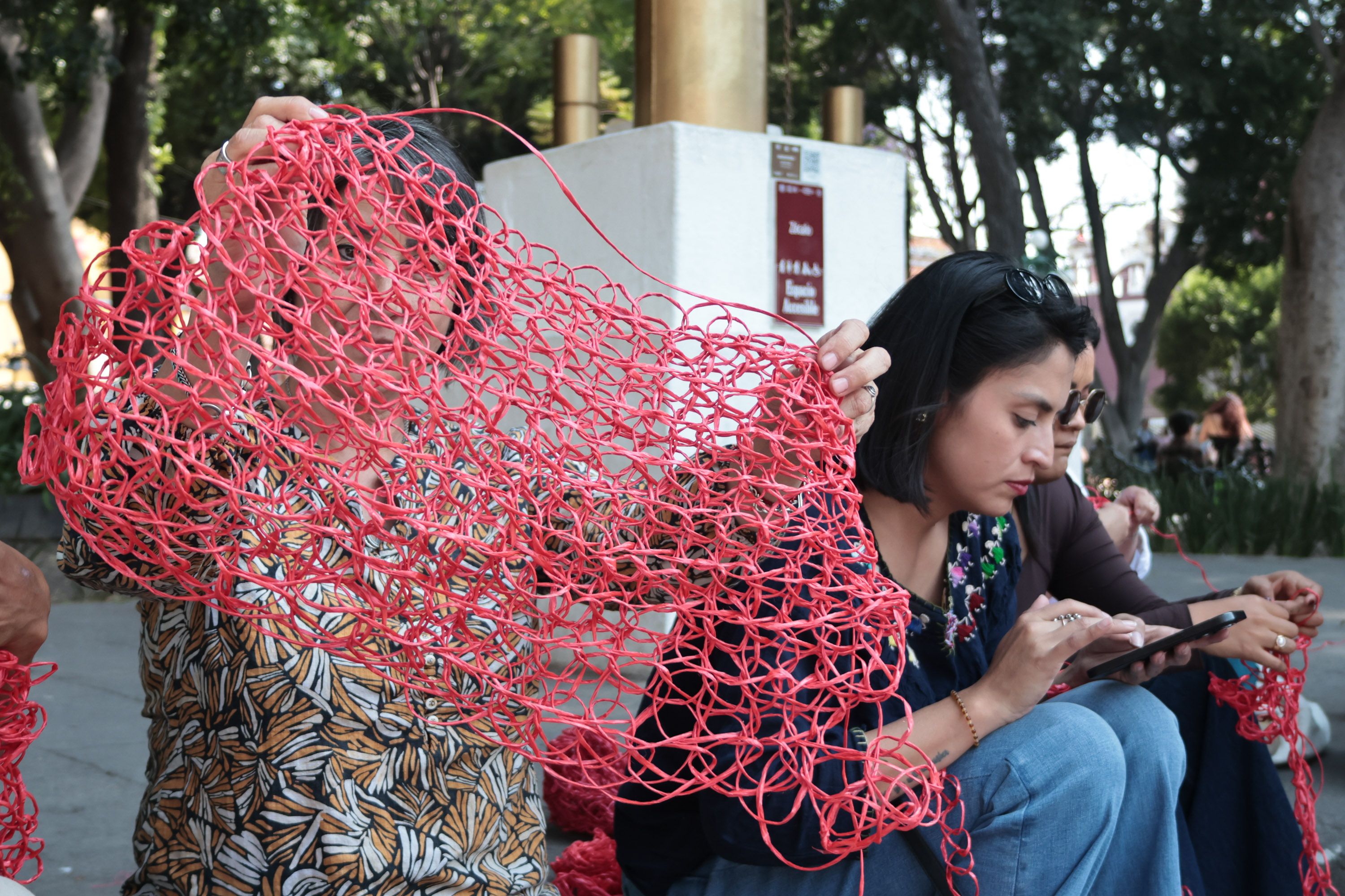 En el zócalo de Puebla se realiza el proyecto Sangre de mi Sangre