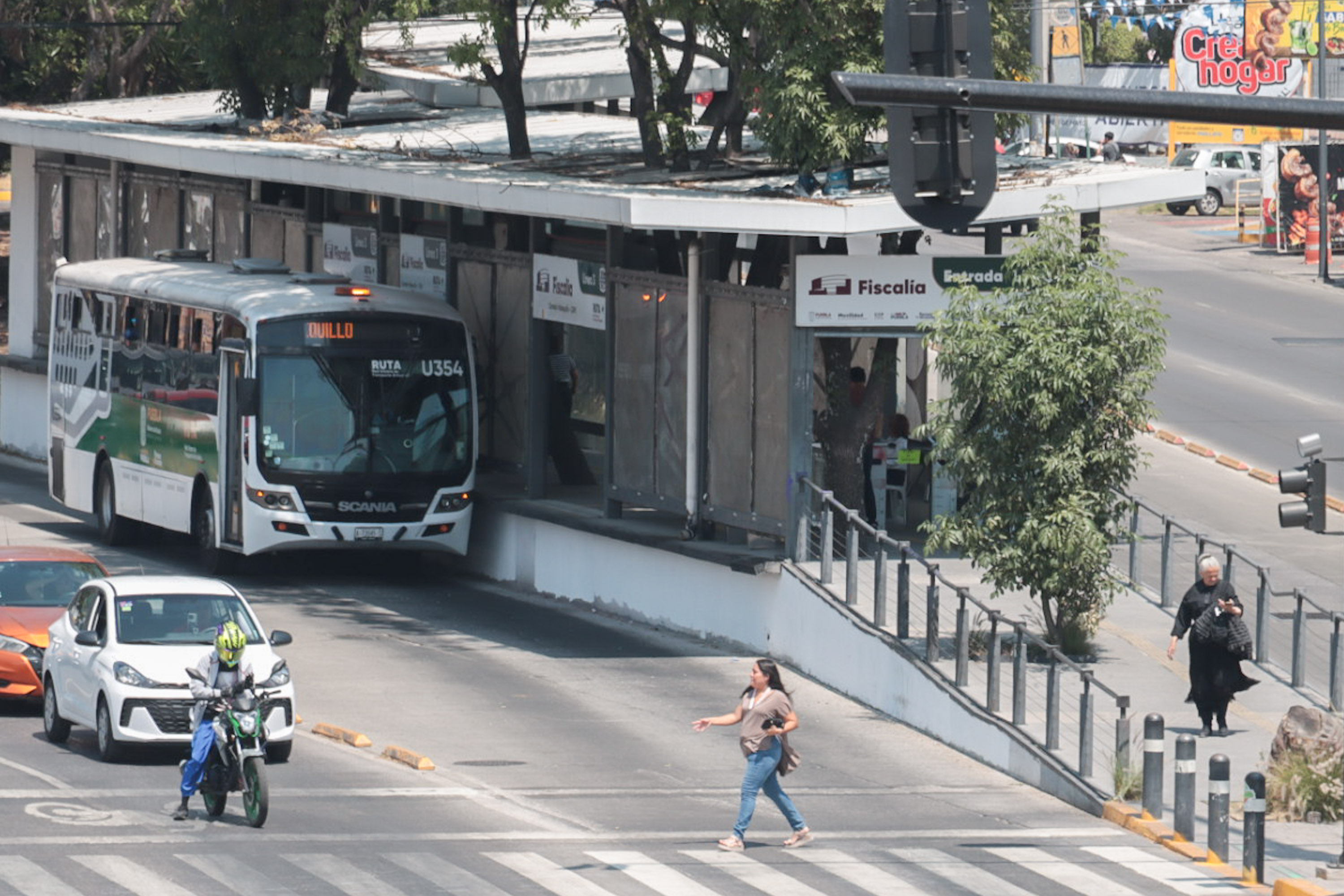 Estación de Fiscalía de la Línea 3 del RUTA en Puebla nuevamente en servicio