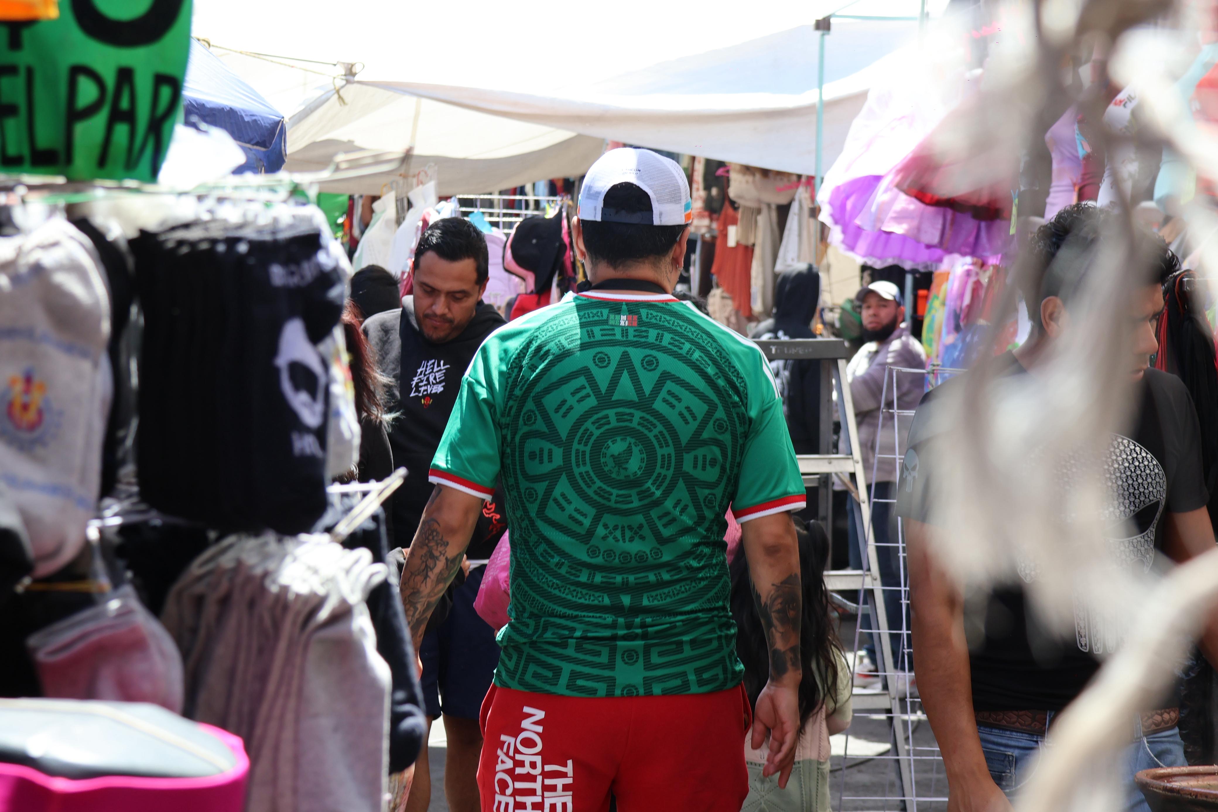 En la ciudad de Puebla existe ambiente futbolero por el juego México vs Portugal