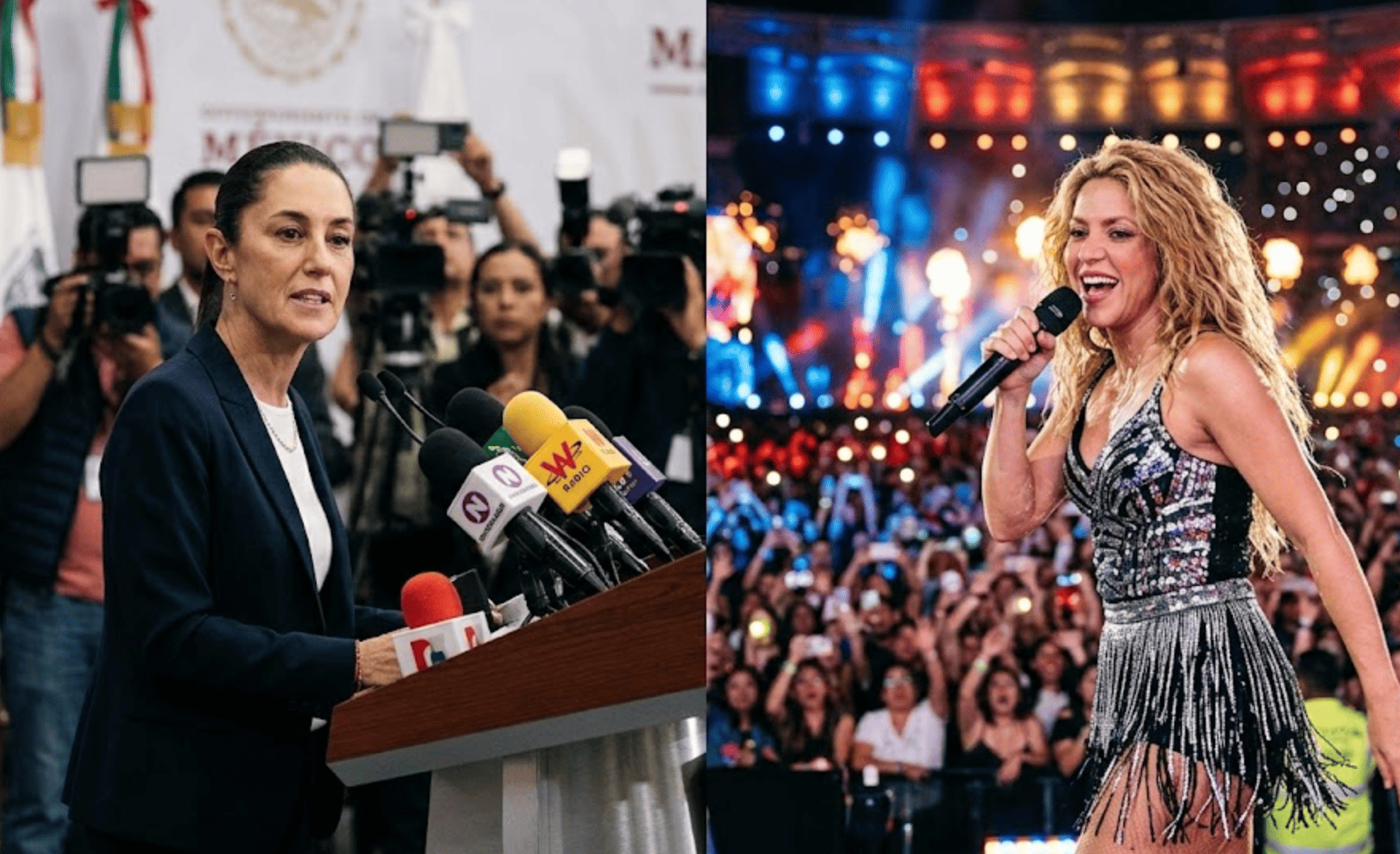 Sheinbaum: concierto de Shakira en el Zócalo muestra que “ México está bien ”
