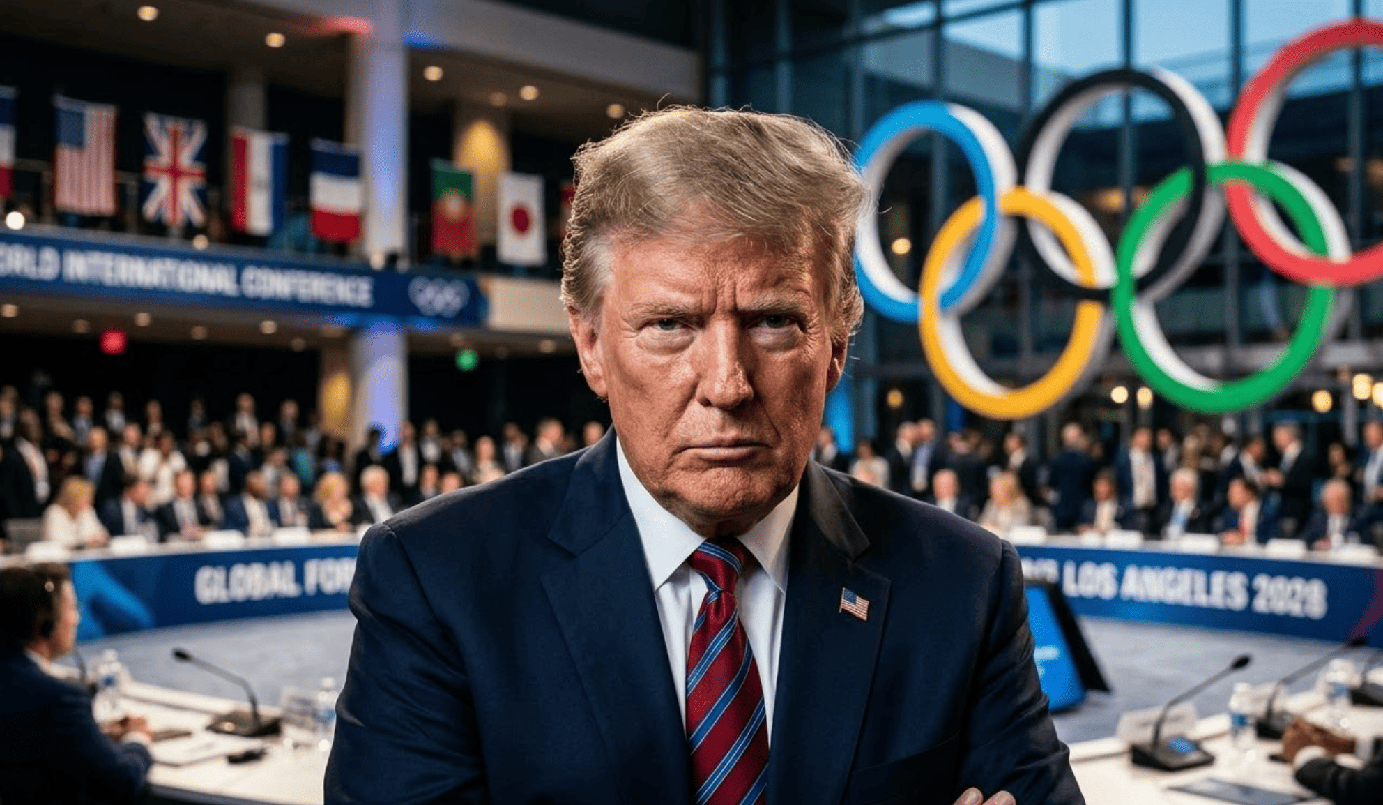 Trump podría quedar fuera de los Juegos Olímpicos 2028 por disputa con la AMA