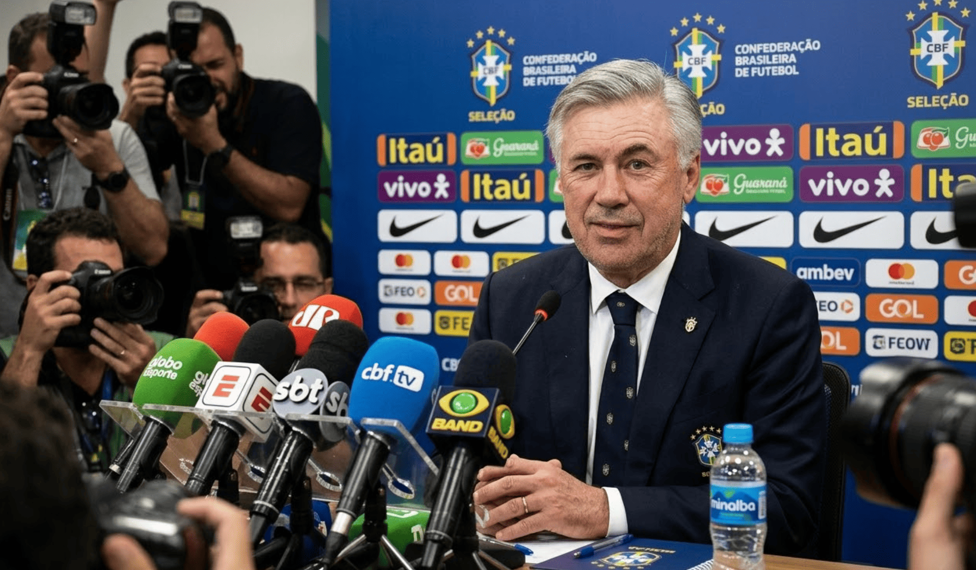 Ancelotti asegura que Brasil alista ampliación de contrato hasta el Mundial de 2030