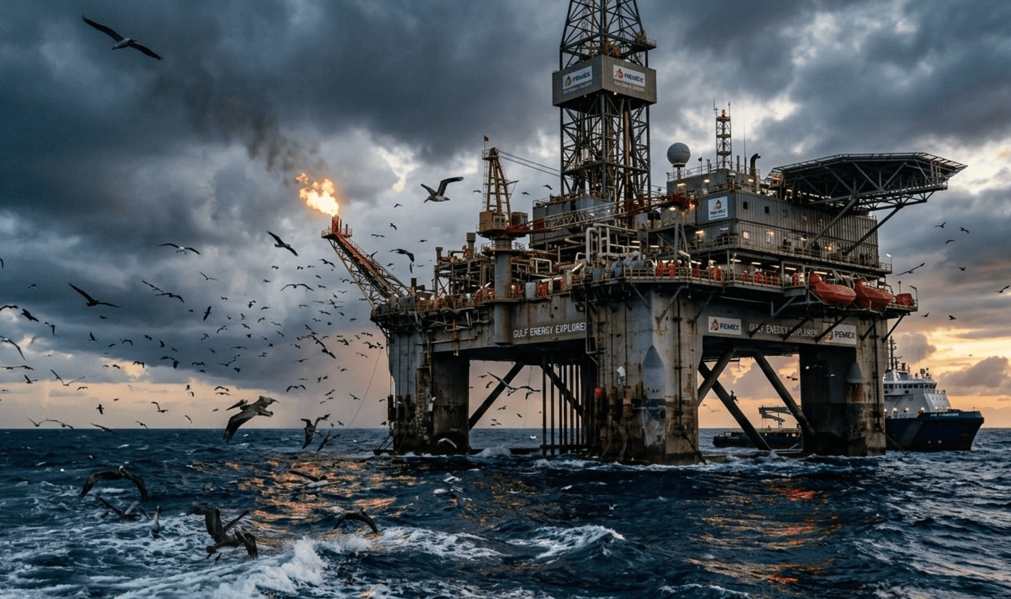 EU analiza abrir zonas protegidas del golfo de México a la perforación petrolera