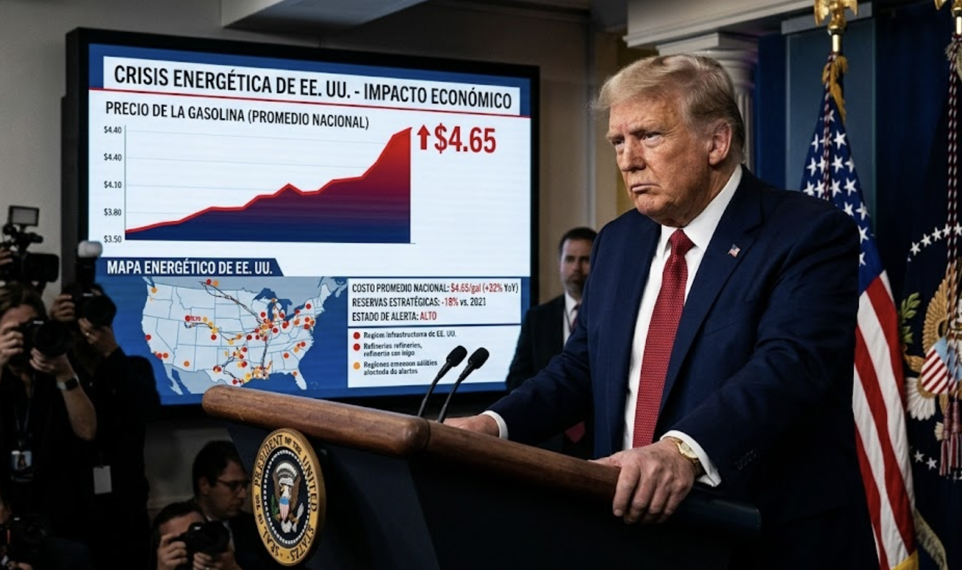 Trump anuncia tres medidas para contener el alza de la gasolina en Estados Unidos