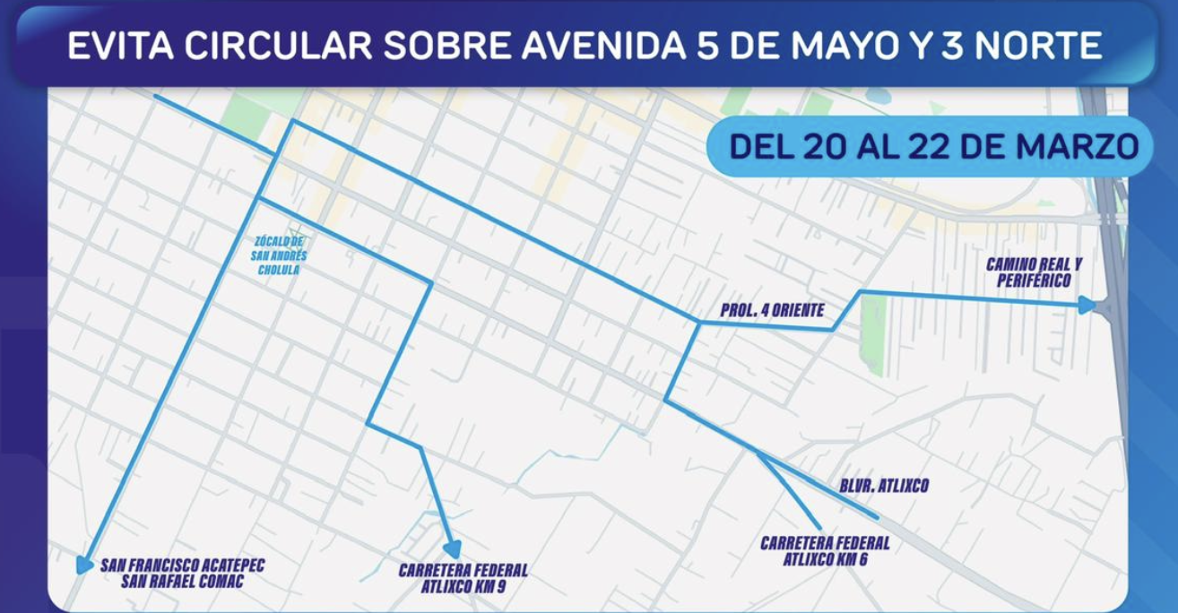 San Andrés Cholula despliega operativo de seguridad por el Festival Equinoccio 2026