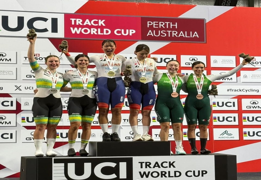 Bronce para ciclistas mexicanas en la Copa del Mundo en Australia Bronce para ciclistas mexicanas en la Copa del Mundo en Australia.