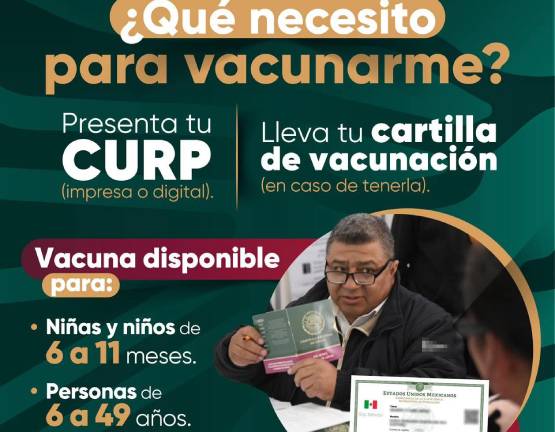 Salud realizará jornada gratuita de vacunación contra el sarampión en estaciones del RUTA