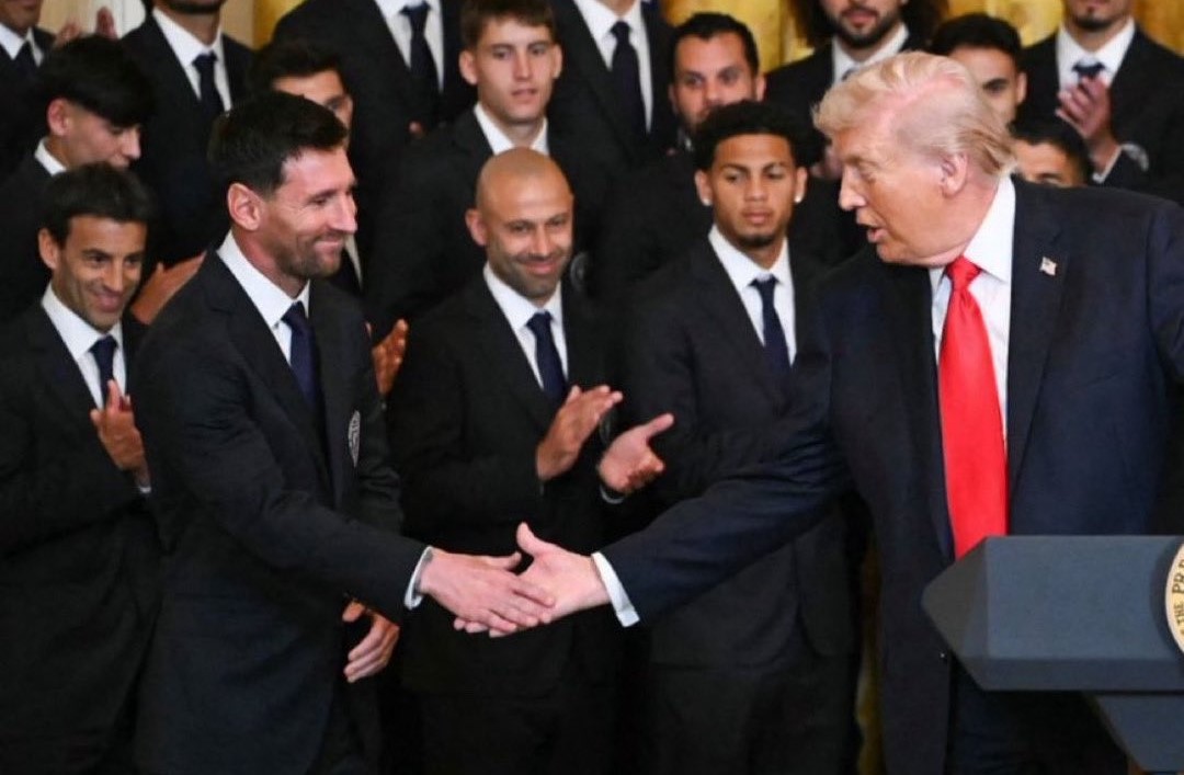 Trump recibió a Lionel Messi y al Inter Miami en la Casa Blanca