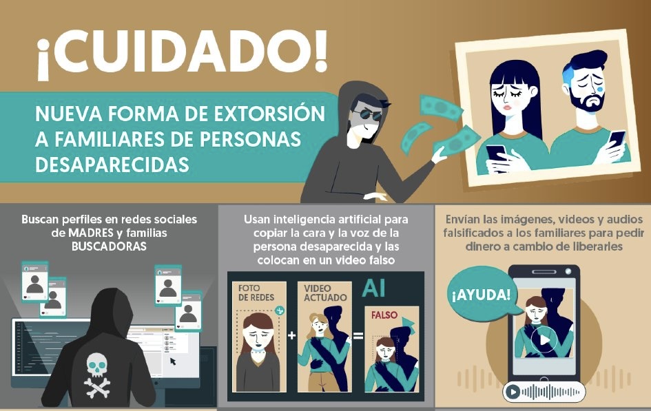 Alertan sobre fraude a familiares de desaparecido en Puebla: usan videos con IA 