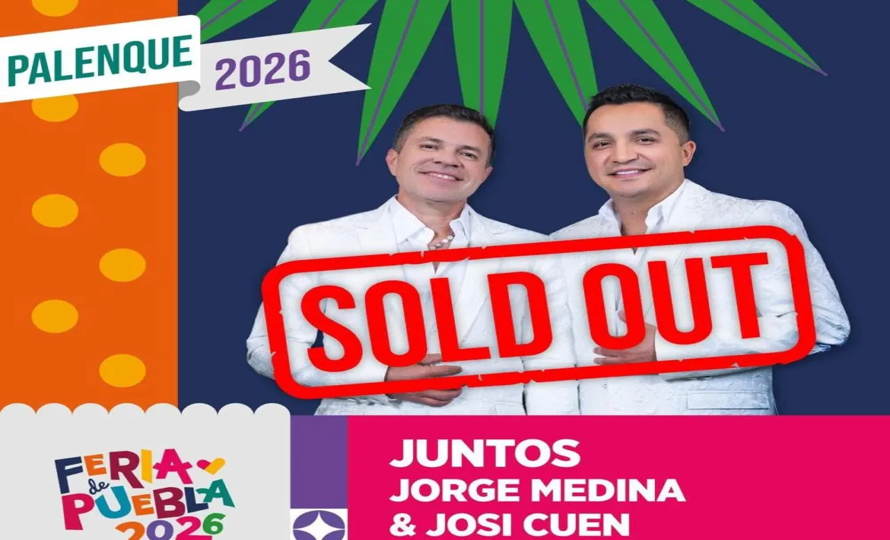 Lleno garantizado para el Show Juntos en el Palenque de la Feria de Puebla