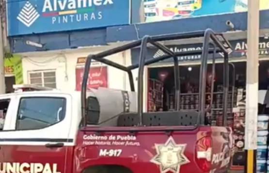 Asaltan tienda de pinturas en La Purísima en Tehuacán 