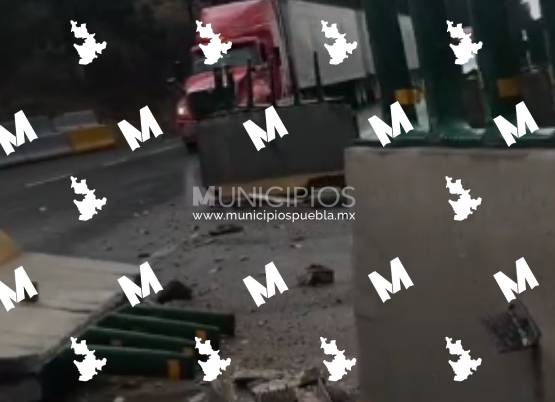 Se registra carambola en la México-Puebla a la altura de Llano Grande