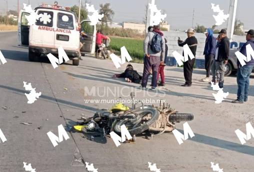 El 80% de accidentes atendidos por paramédicos en Texmelucan involucran motocicletas