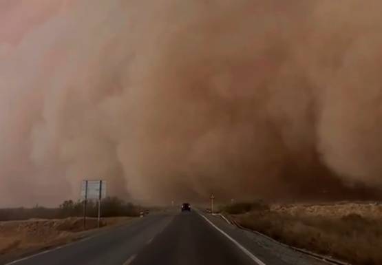 Tormenta de arena cubre varias ciudades de China