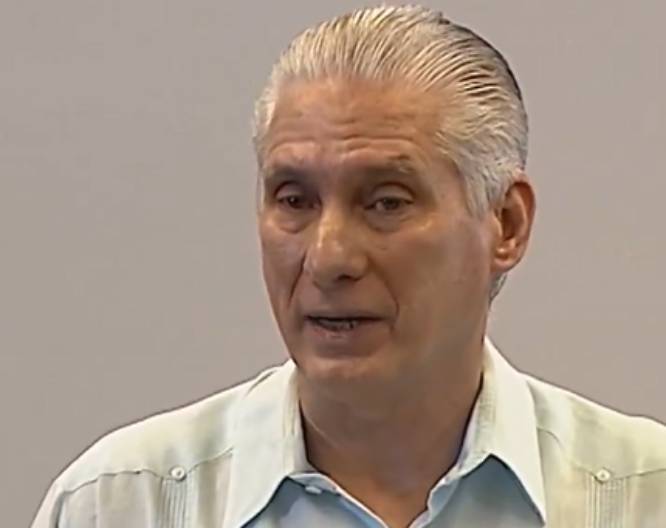 Díaz-Canel condena protestas en Cuba y advierte que no habrá impunidad