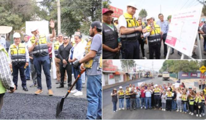 Avanza 50% pavimentación de calle Jesús Reyes Heroles olvidada por 20 años