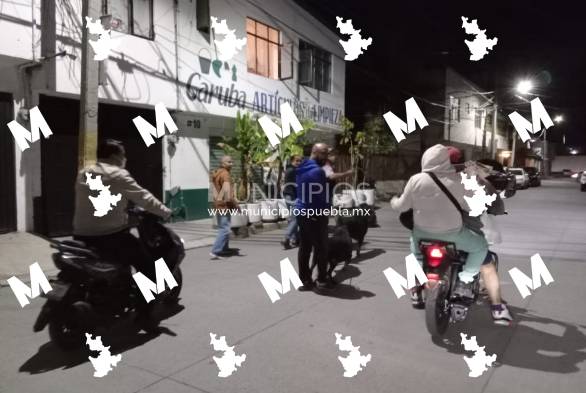 Vecinos Vigilantes realizan rondines en la colonia de Texmelucan
