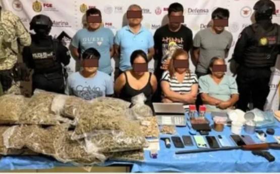 Cae a familiar de delegada del Bienestar en operativo antidrogas en Veracruz