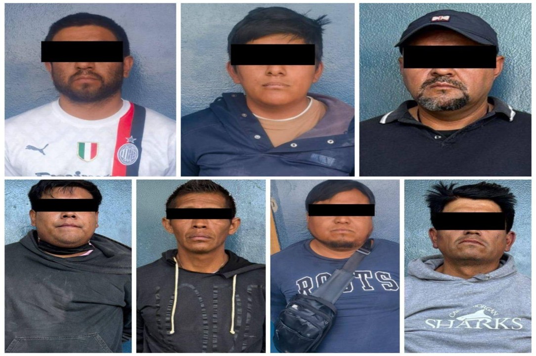 SSP de Puebla detiene a siete sujetos por golpear a funcionarios estatales