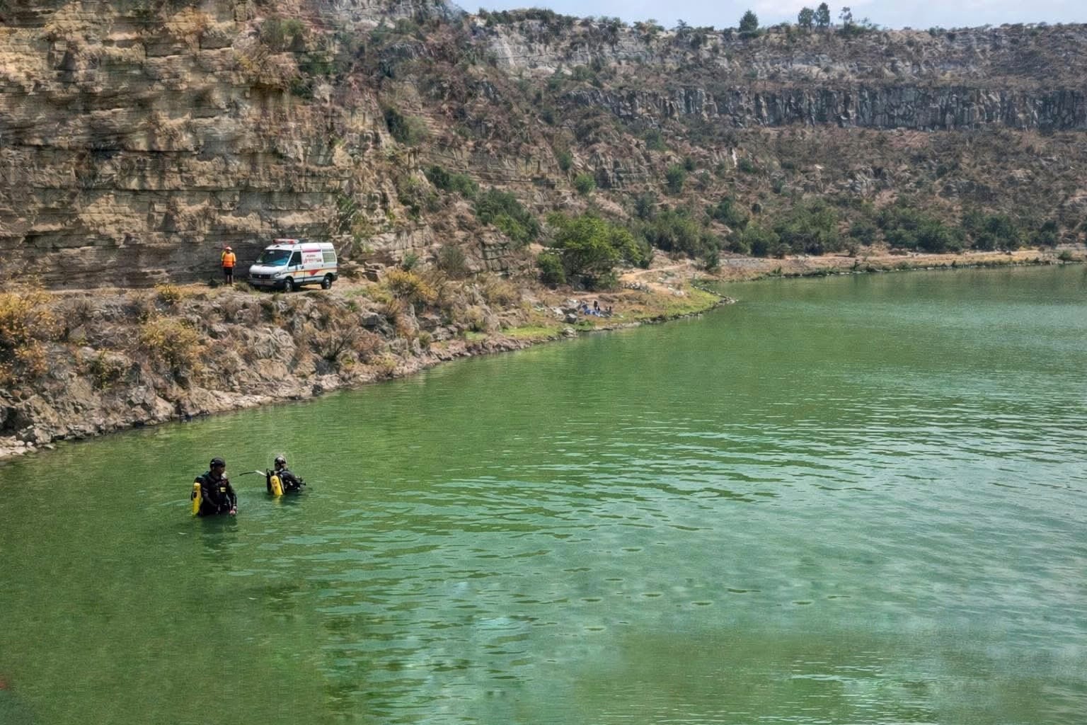 Mujer muere ahogada en la Laguna de Aljojuca