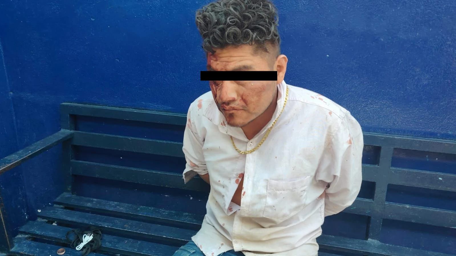 Sujeto es detenido tras agredir a policías durante operativo en Tehuacán