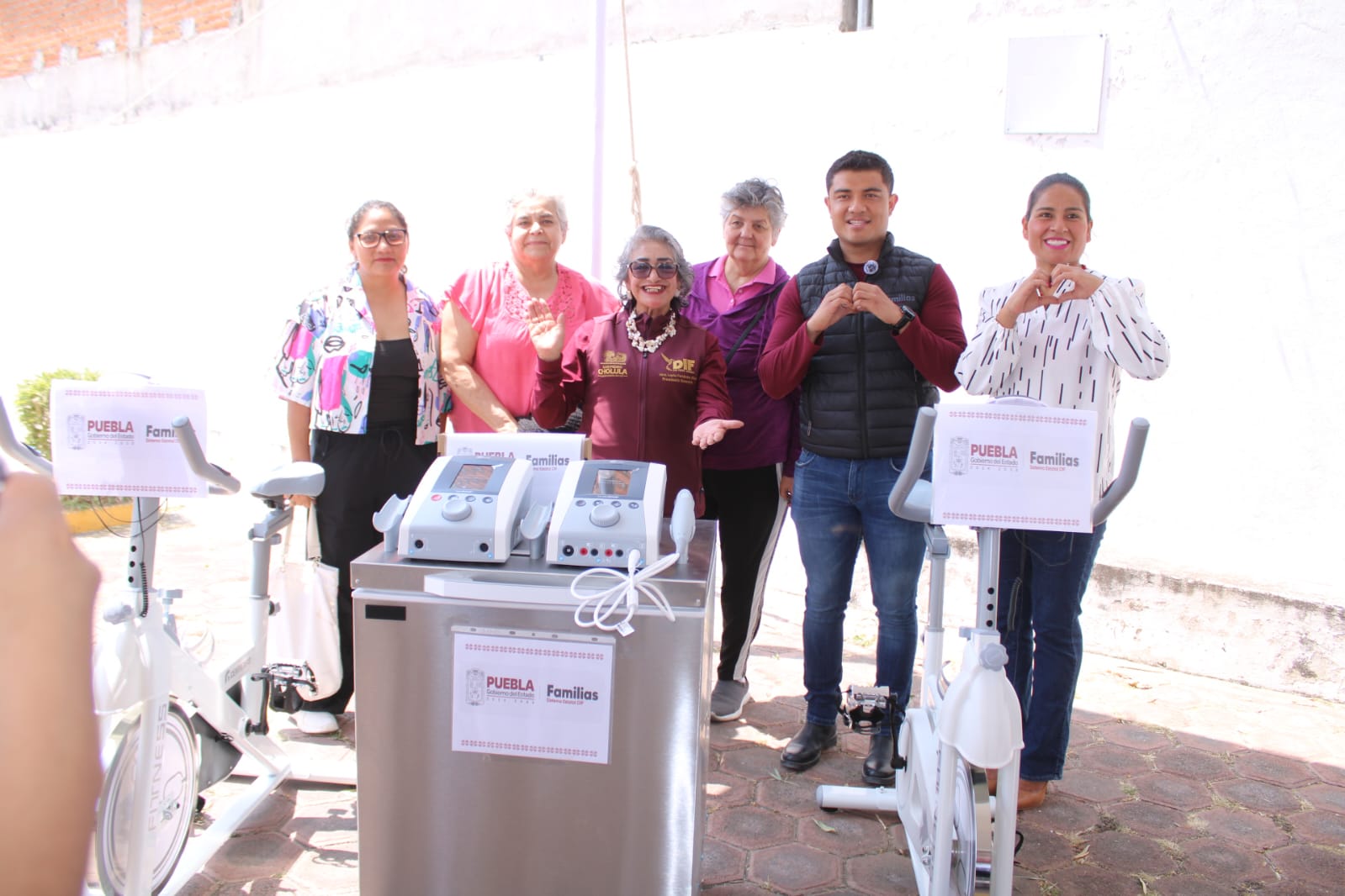 Fortalece DIF Municipal de San Pedro Cholula el Centro de Rehabilitación Integral con nuevo equipamiento