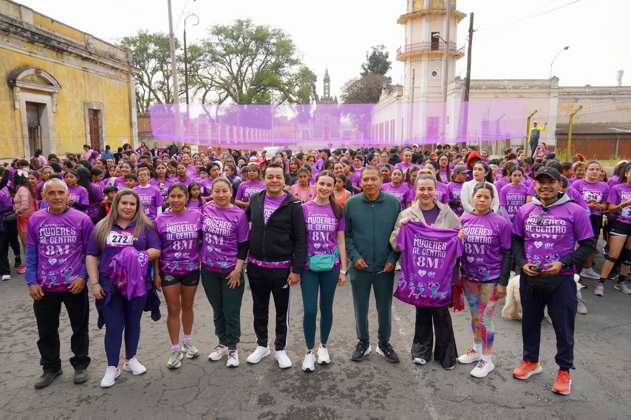 San Martín Texmelucan se suma al 8M con una carrera por la igualdad de género