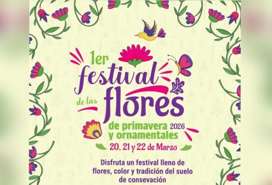  Anuncian el Primer Festival de las Flores en CDMX