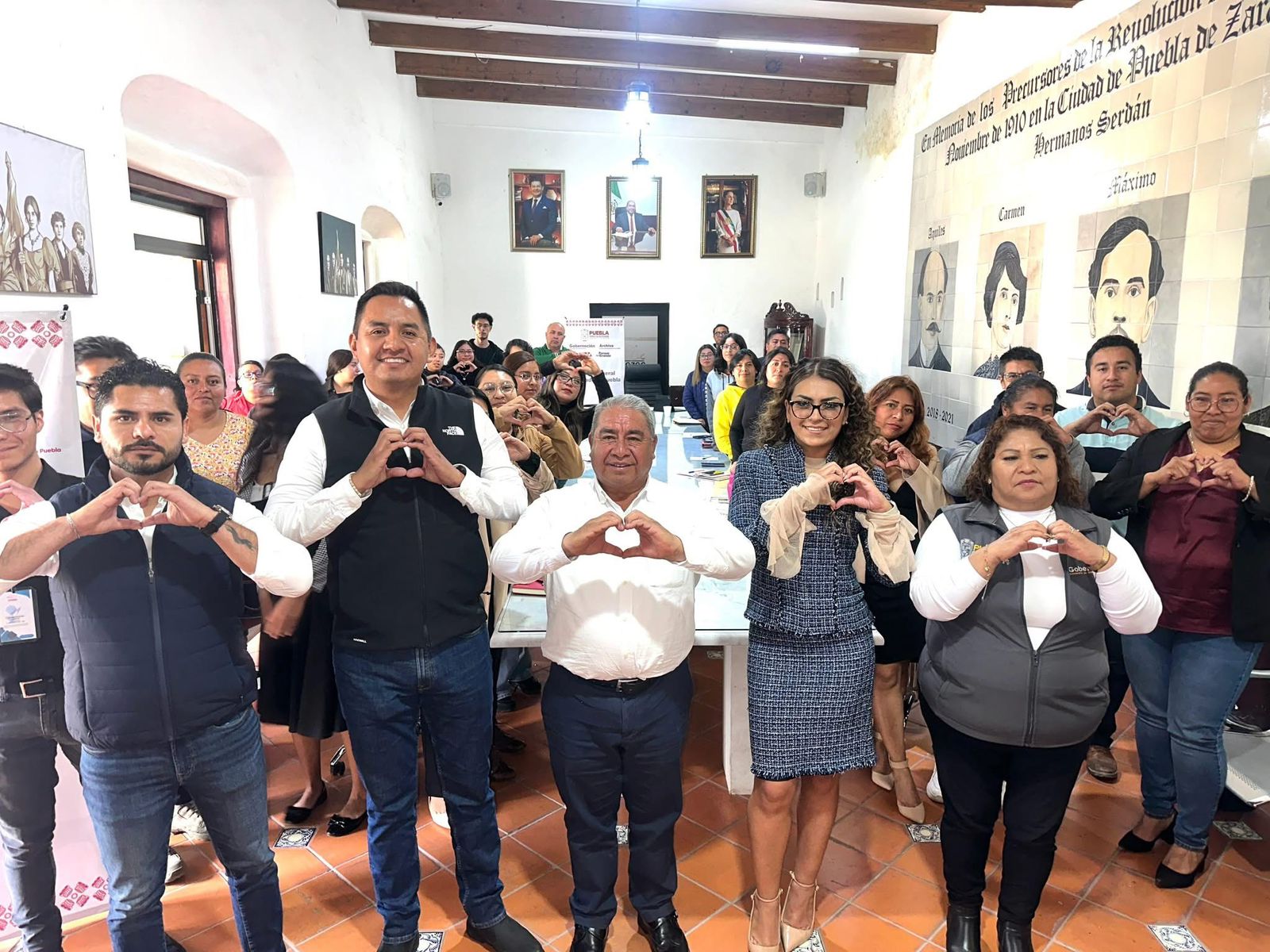 Fortalece Severiano de la Rosa acciones para la memoria histórica de Amozoc
