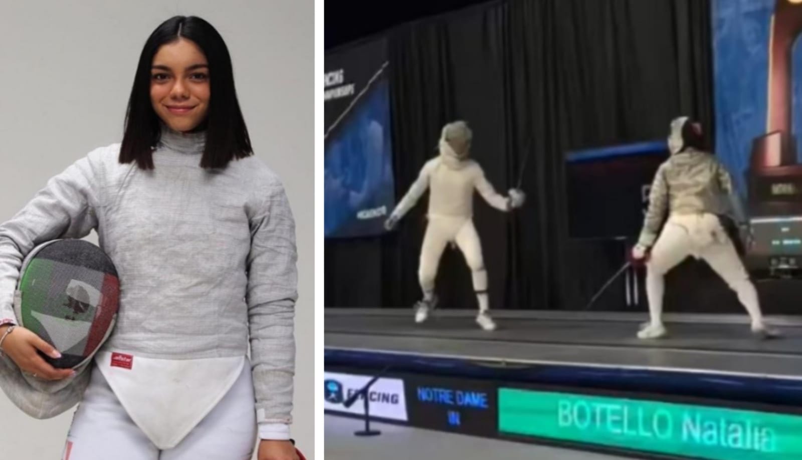 Esgrimista mexicana se corona campeona de la NCAA y hace historia para el país