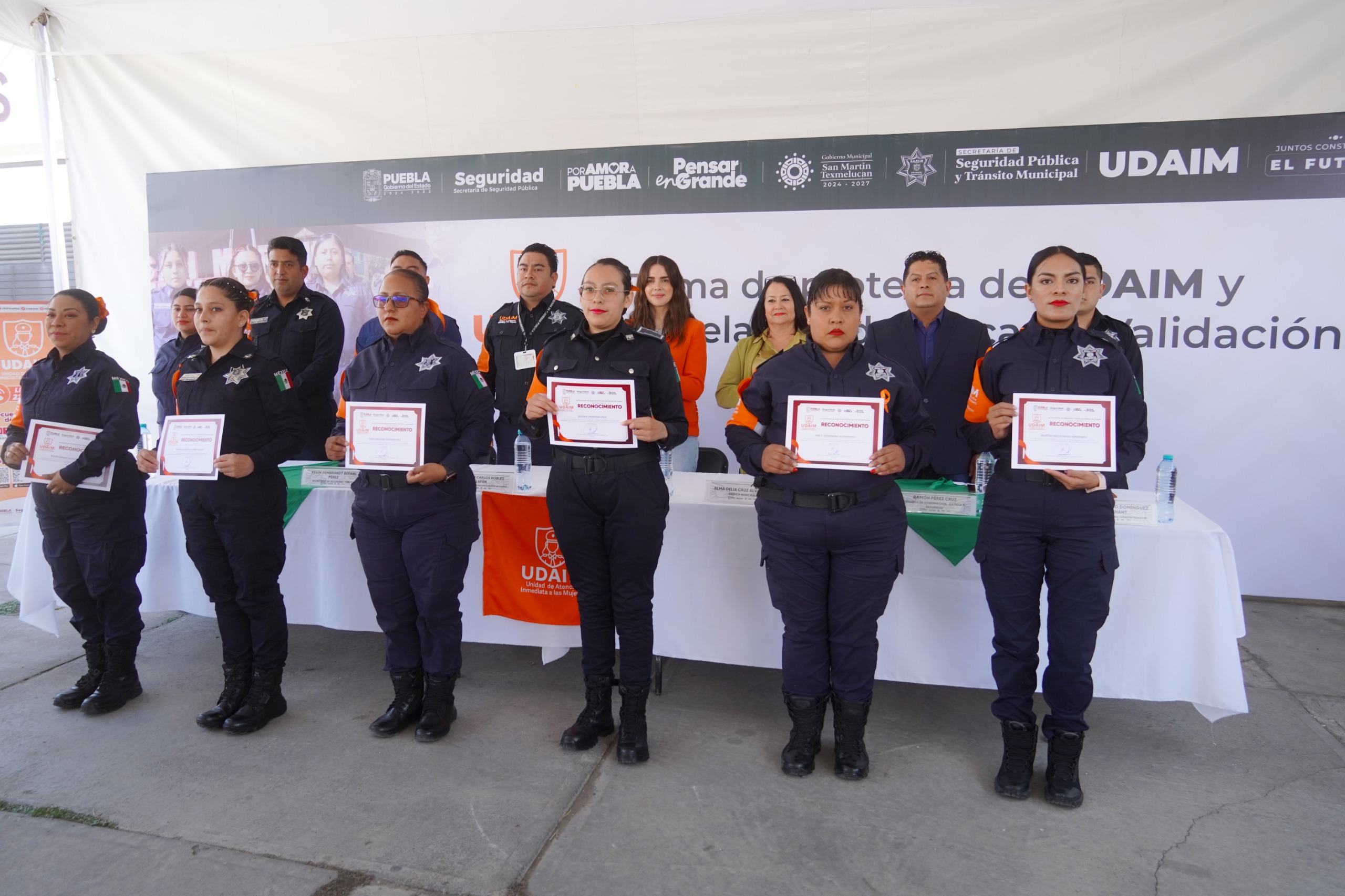 Texmelucan fortalece seguridad con perspectiva de género tras toma de protesta de la UDAIM