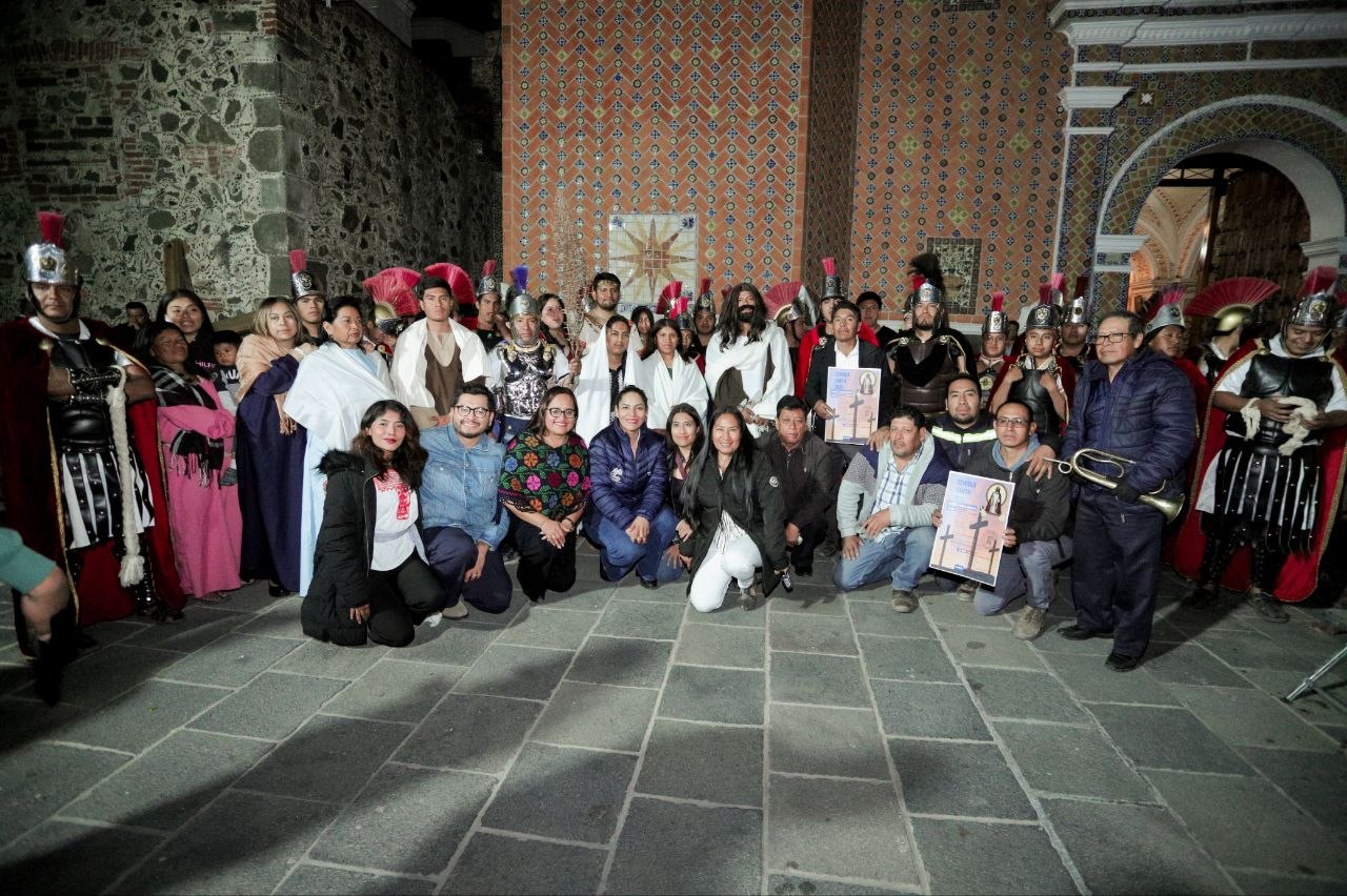 Lupita Cuautle lanza Ruta de Fe y plan de seguridad para Semana Santa en San Andrés Cholula
