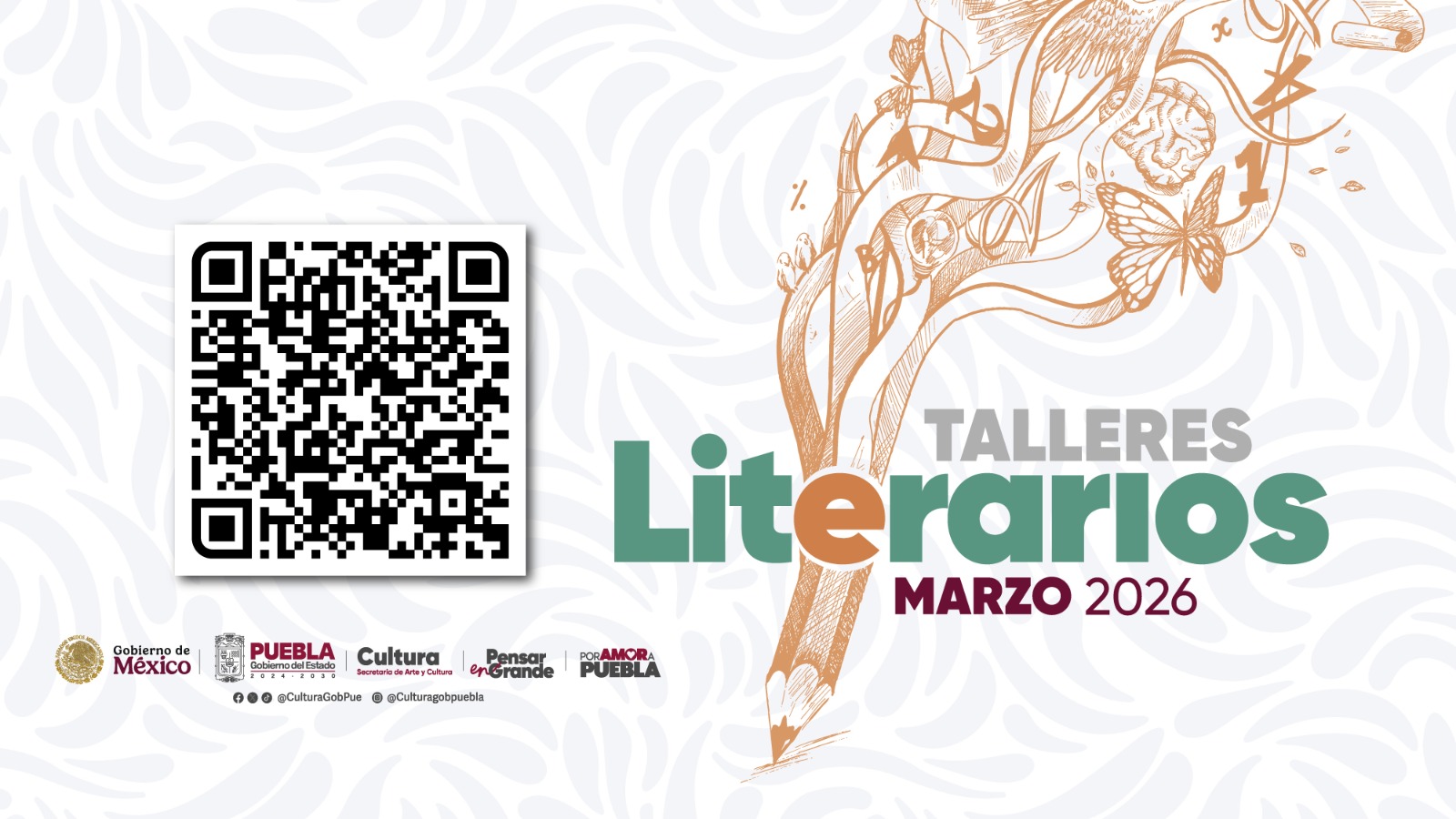 Secretaría de Arte y Cultura iniciará talleres literarios en municipios