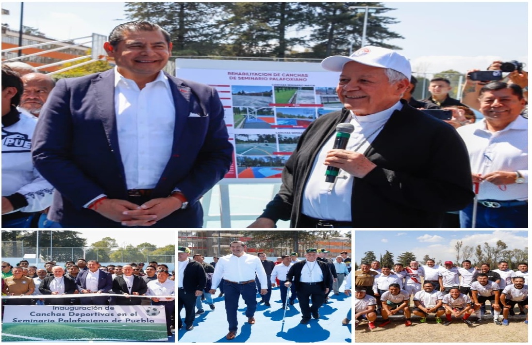 Gobierno estatal impulsa deporte y obra comunitaria en Seminario Palafoxiano