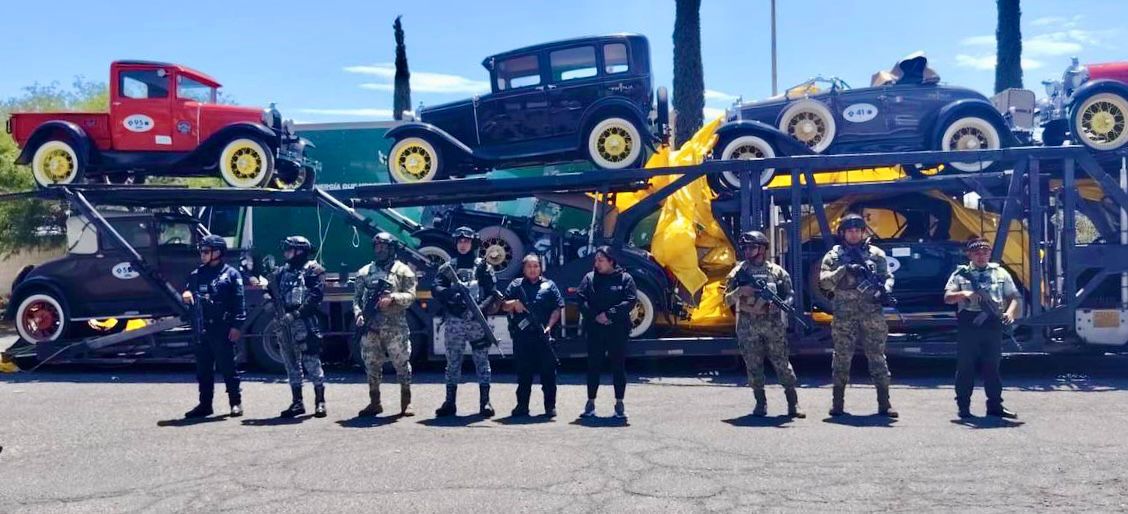 Recuperan nodriza con vehículos de colección robados en la Puebla-Orizaba