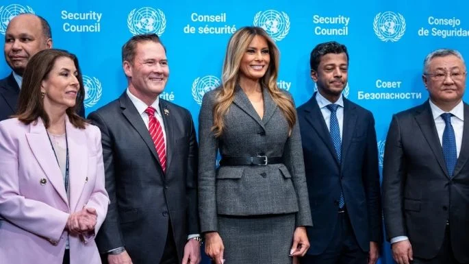 Melania Trump preside sesión del Consejo de Seguridad sobre niñez en guerra, en plena escalada con Irán