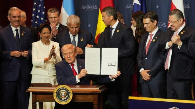 Trump presenta Escudo de las Américas, una coalición militar contra los cárteles