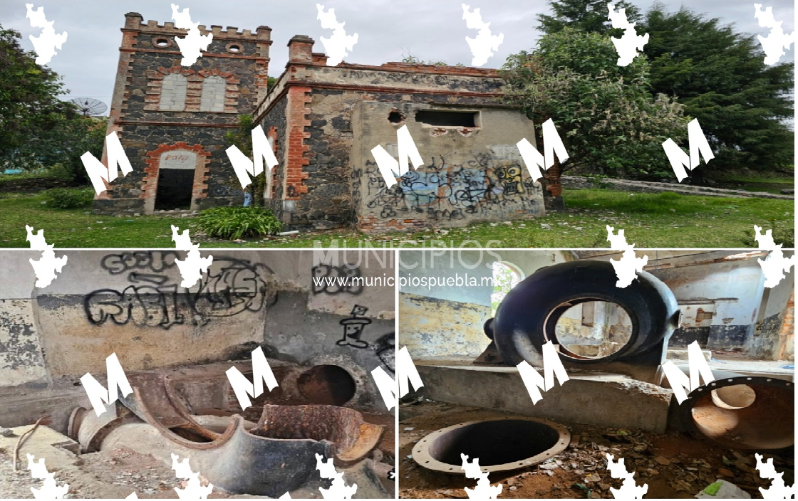 Denuncian desmantelamiento de antiguas hidroeléctricas en Texmelucan