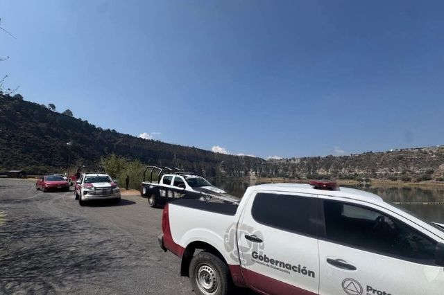 Hallan cuerpo flotando en la laguna de Aljojuca en Puebla Hallan cuerpo flotando en la laguna de Aljojuca en Puebla