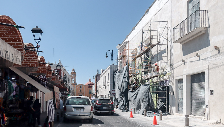 Avanzan trabajos del rescate de los Barrios Fundacionales en Puebla: García Parra