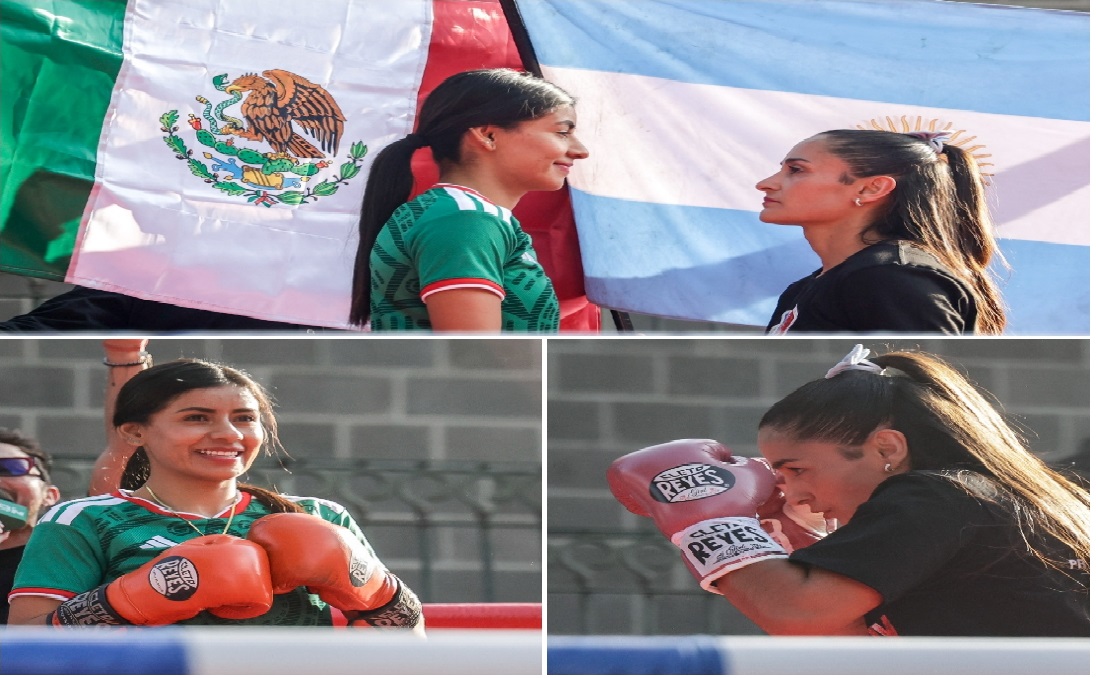 Se enfrentan La Bonita y La Rebelde en el zócalo de Puebla